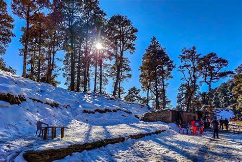 this trekking place has nbest view in winters 